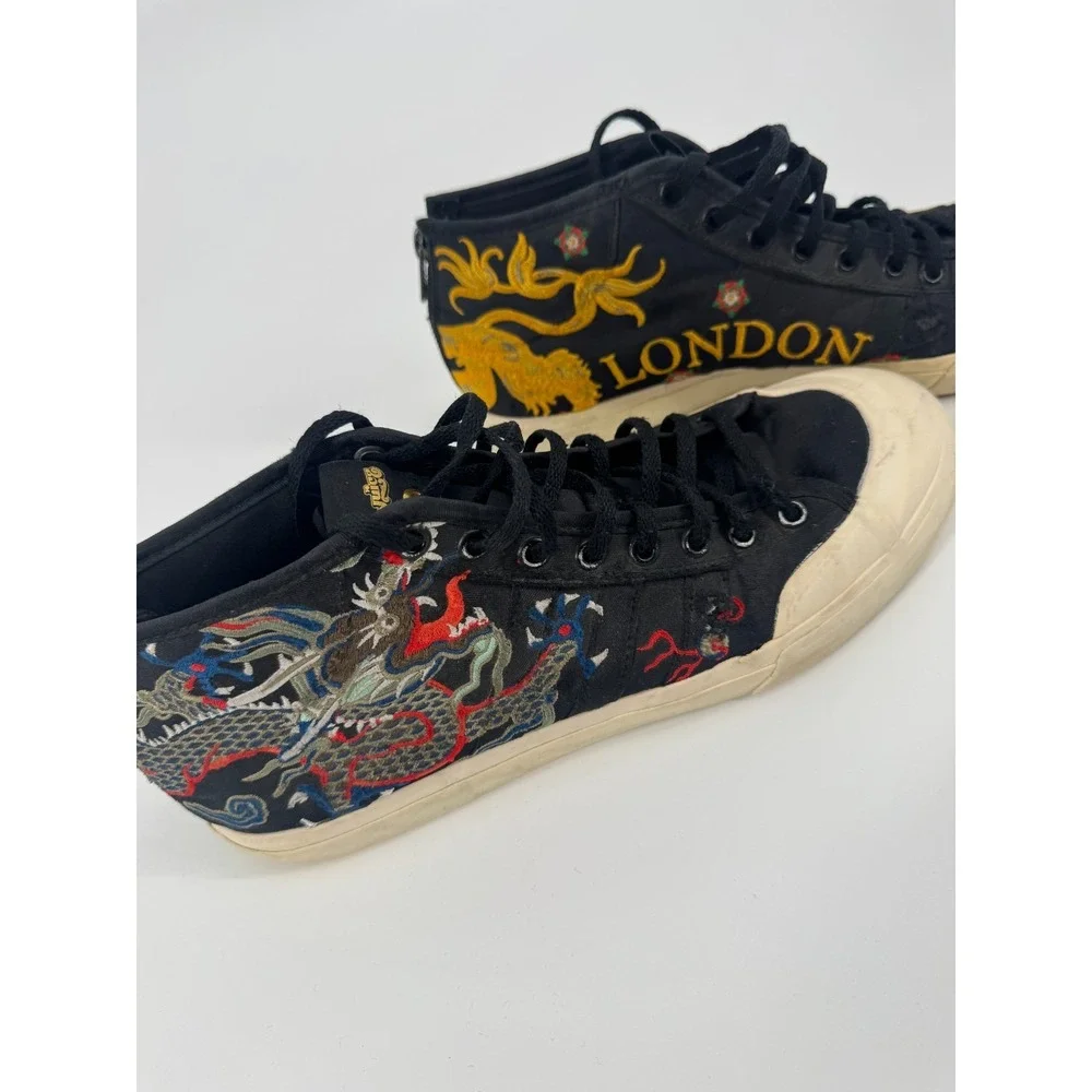 Adidas Footpatrol x Juice x Matchcourt Mid CM7877 Men's Sneakers 10‎ Sewn Zipper